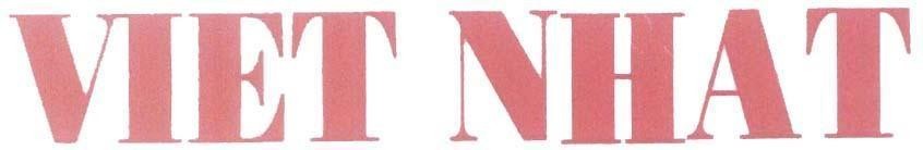 Nhãn hiệu VIET NHAT  của Công ty TNHH điện tử Việt Nhật, số đơn 4-2011-25400