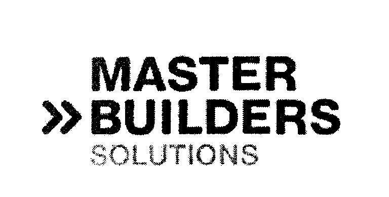 Trademark MASTER BUILDERS SOLUTIONS  of Construction Research & Technology GmbH, application No 4-2011-25809
