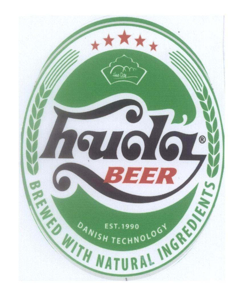 HUDA BEER EST.1990 DANISH TECHNOLOGY BREWED WITH NATURAL INGREDIENTS 