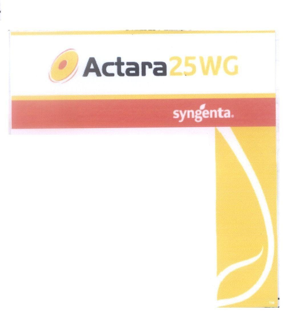 Trademark Actara 25WG syngenta  of SYNGENTA PARTICIPATIONS AG, application No 4-2011-26519