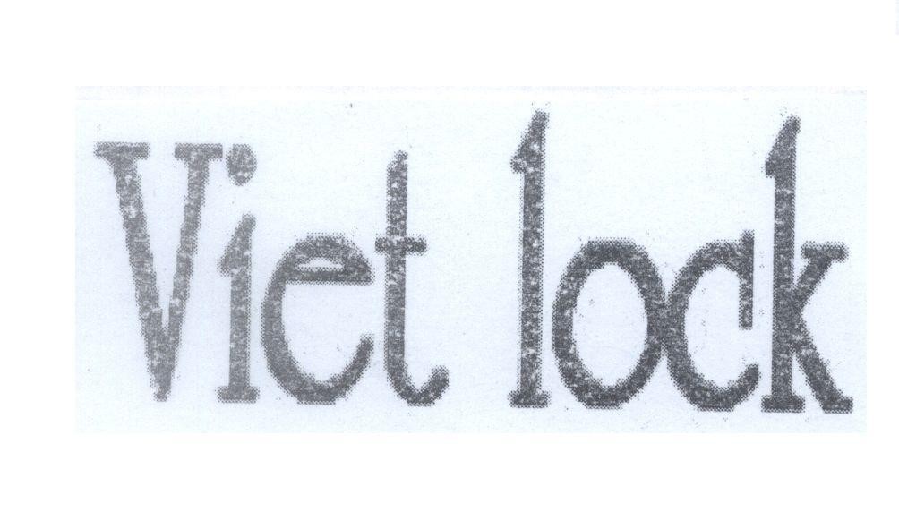 Trademark Viet lock  of Công ty TNHH inox Quang Trung, application No 4-2011-27807