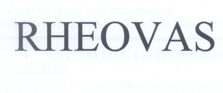 RHEOVAS 