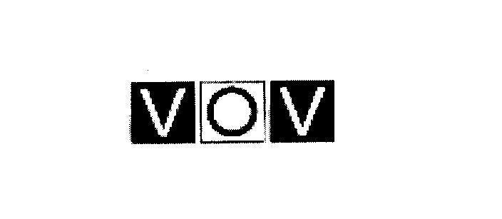 Nhãn hiệu V O V  của LG HOUSEHOLD & HEALTH CARE LTD., số đơn 4-2012-00802