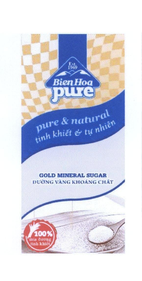 Bien Hoa pure & Natural Tinh khiết & Tự nhiên GOLD MINERAL SUGAR Đường Vàng Khoáng Chất Est. 1969 100% mía đường tinh ... 