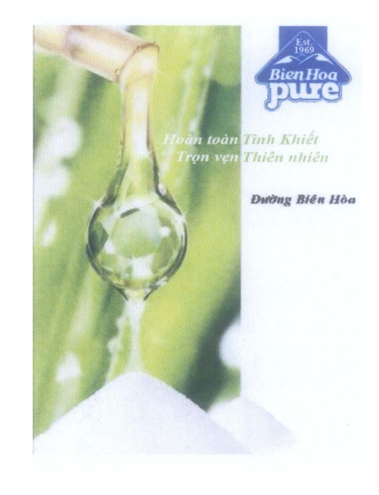 Bien Hoa pure Đường Biên Hòa Hoàn toàn Tinh Khiết Trọn vẹn Thiên nhiên Đường Biên Hoà Est. 1969 