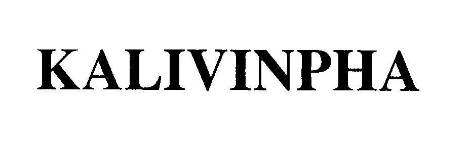 Công ty cổ phần dược phẩm Vĩnh Phúc的KALIVINPHA 品牌, 申请号 4-2012-01805