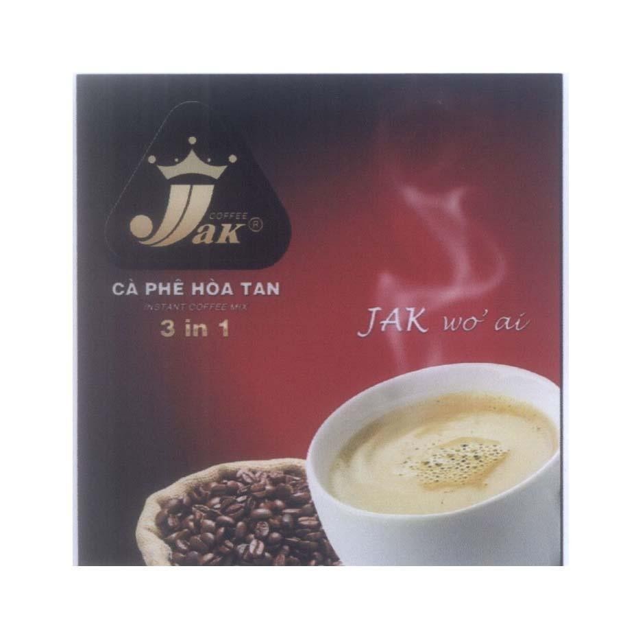 Jak JAK wơ' ai COFFEE Cà Phê Hòa Tan INSTANT COFFEE MIX 3 in 1 
