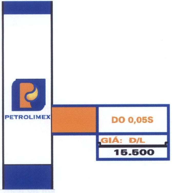 P PETROLIMEX DO 0,05S Giá: Đ/L 15.500 