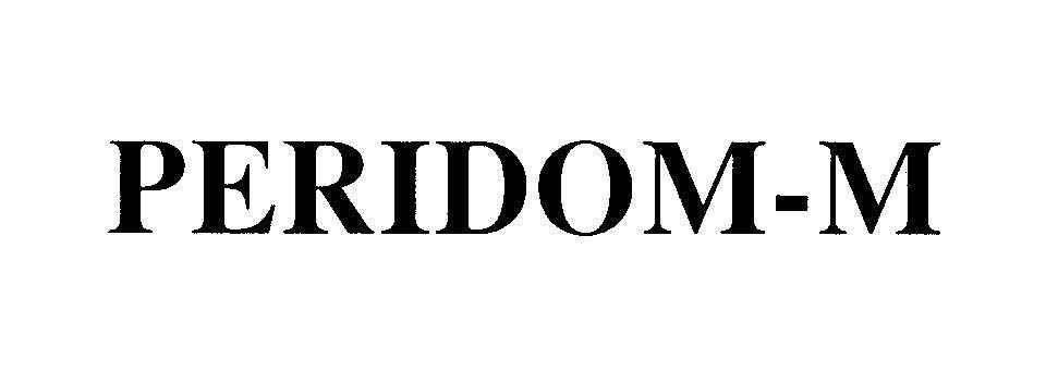 Nhãn hiệu PERIDOM-M  của Công ty cổ phần dược phẩm TENAMYD, số đơn 4-2012-04326