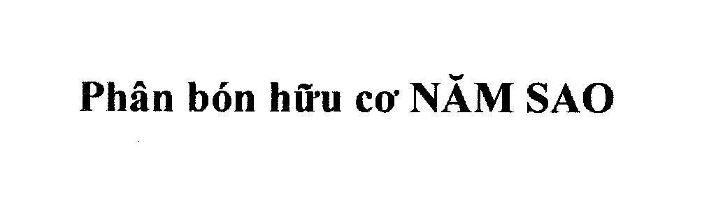 Phân bón hữu cơ NĂM SAO 