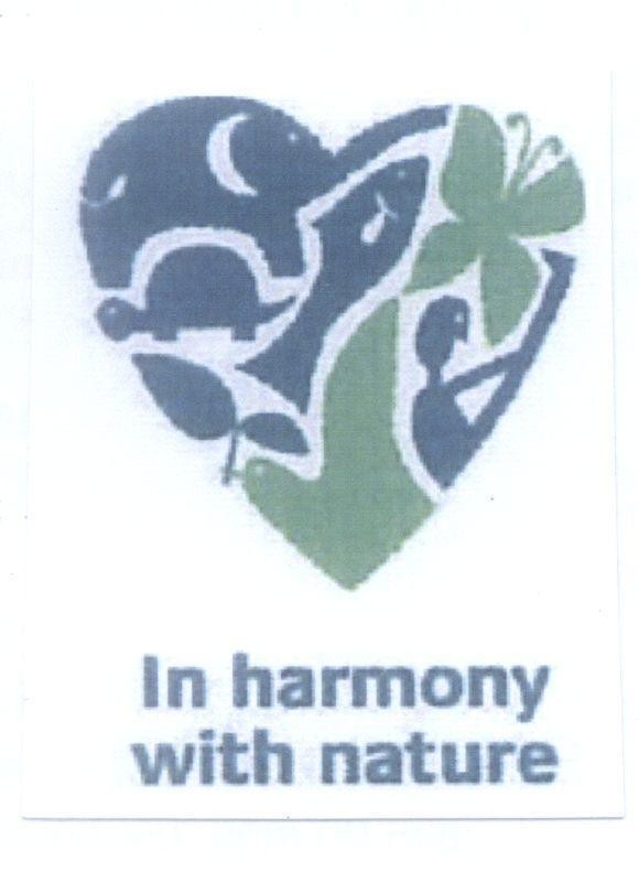Nhãn hiệu In harmony with nature  của BRIDGESTONE CORPORATION, số đơn 4-2012-12041