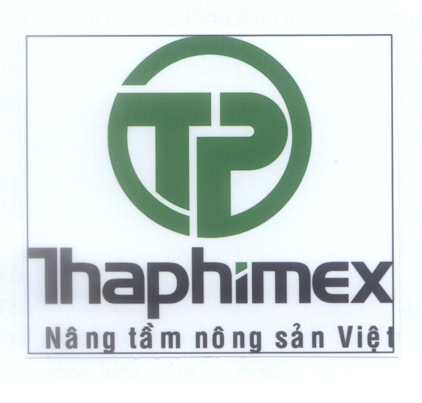 Nhãn hiệu TP Thaphimex Nâng tầm nông sản Việt  của Công ty TNHH thương mại - dịch vụ - chế biến nông sản Thành Phát, số đơn 4-2012-15156