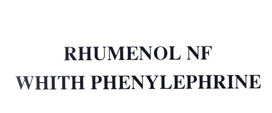 RHUMENOL NF WHITH PHENYLEPHRINE 