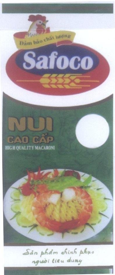 Safoco NUI Cao Cấp HIGH QUALITY MACARONI Đảm bảo chất lượng Sản phẩm chinh phục người tiêu dùng 
