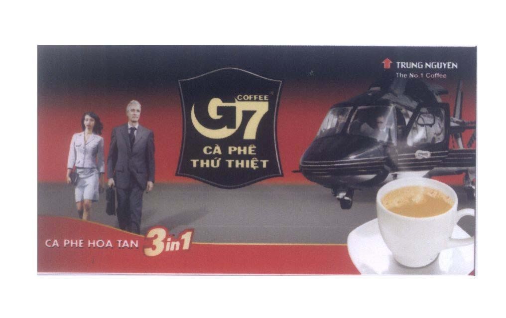 TRUNG NGUYÊN G7 COFFEE Cà Phê Thứ Thiệt Cà Phê Hoà Tan 3 in 1 The No 1 Coffee 