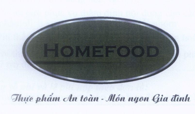 Nhãn hiệu HOMEFOOD Thực phẩm An toàn - Món ngon Gia đình  của Công ty cổ phần thực phẩm HOMEFOOD, số đơn 4-2012-17866