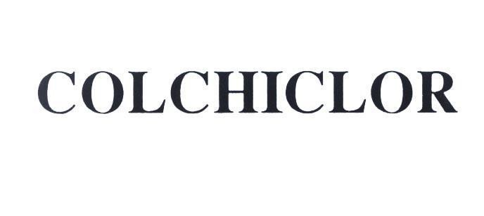 Nhãn hiệu COLCHICLOR  của Công ty cổ phần dược phẩm TENAMYD, số đơn 4-2012-18625