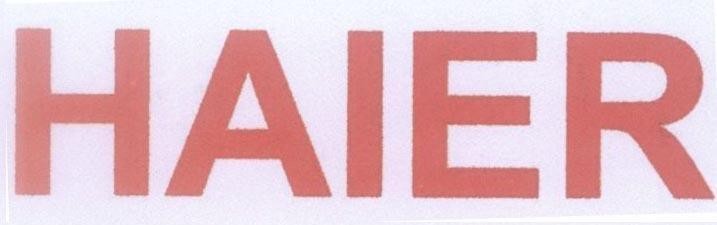Nhãn hiệu HAIER  của Công ty TNHH điện tử Việt Nhật, số đơn 4-2012-20041