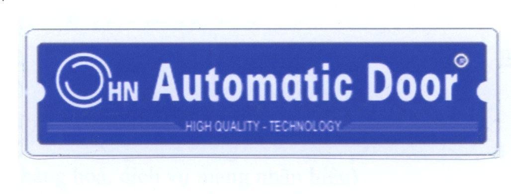 HN Automatic Door HIGH QUALITY- TECHNOLOGY 