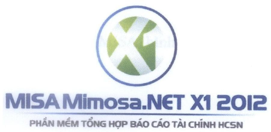 X1 MISA Mimosa.NET X1 2012 Phần Mềm Tổng Hợp Báo Cáo Tài Chính HCSN 