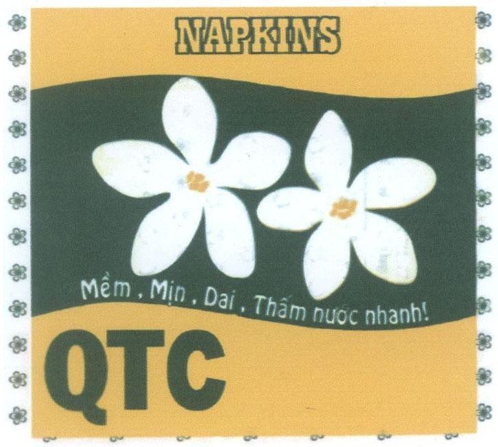 QTC NAPKINS Mềm, Mịn, Dai, Thấm nước nhanh! 