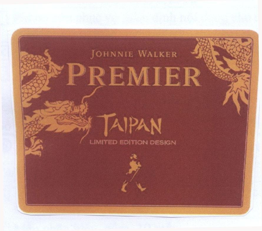 Nhãn hiệu JOHNNIE WALKER TAIPAN PREMIER LIMITED EDITION DESIGN  của Diageo Brands B.V., số đơn 4-2012-24904