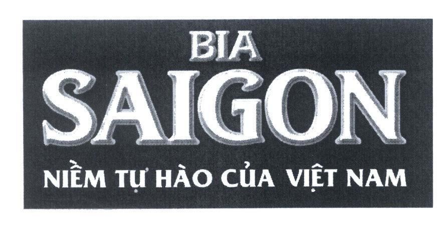 Nhãn hiệu Bia SAIGON Niềm Tự Hào Của Việt Nam  của Tổng công ty cổ phần bia - rượu - nước giải khát Sài Gòn, số đơn 4-2012-25320