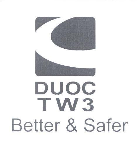 Nhãn hiệu DUOC TW3 Better & Safer  của Công ty cổ phần dược Trung Ương 3, số đơn 4-2012-25651