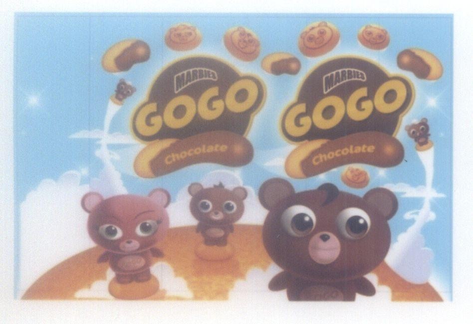 Nhãn hiệu MARBIES GOGO Chocolate  của Công ty TNHH chế biến thực phẩm & bánh kẹo Phạm Nguyên, số đơn 4-2012-26860