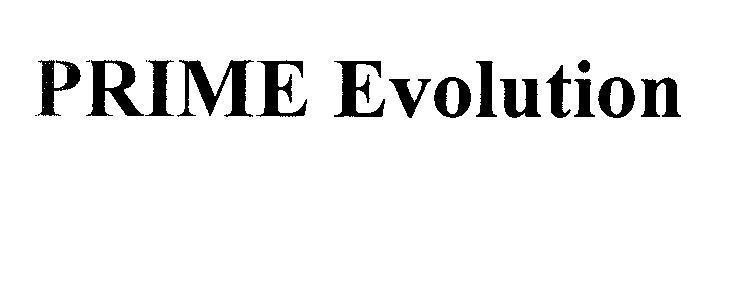 Trademark PRIME Evolution  of Công ty cổ phần Prime Group, application No 4-2012-27360