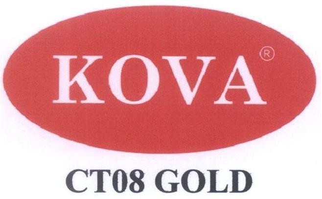 Nhãn hiệu KOVA CT08 GOLD  của Công ty TNHH sơn KOVA, số đơn 4-2012-27488