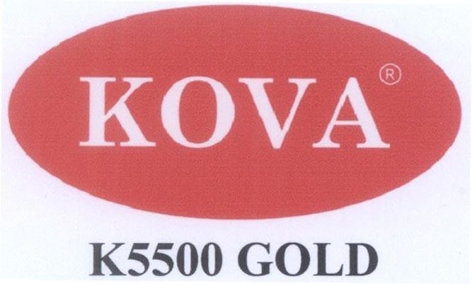 Nhãn hiệu KOVA K5500 GOLD  của Công ty TNHH sơn KOVA, số đơn 4-2012-27491