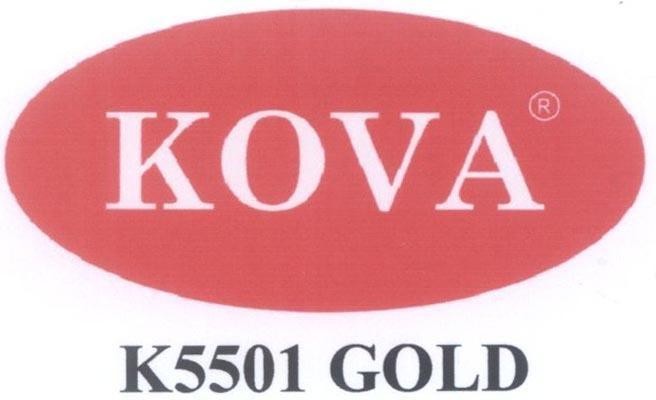 Nhãn hiệu KOVA K5501 GOLD  của Công ty TNHH sơn KOVA, số đơn 4-2012-27492
