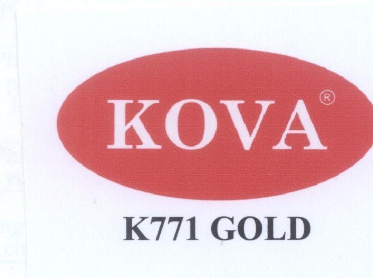 Nhãn hiệu KOVA K771 GOLD  của Công ty TNHH sơn KOVA, số đơn 4-2012-27497