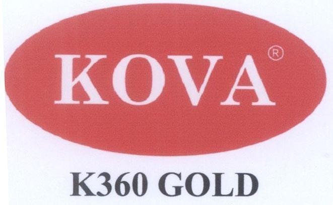 Nhãn hiệu KOVA K360 GOLD  của Công ty TNHH sơn KOVA, số đơn 4-2012-27499
