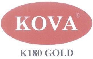 Nhãn hiệu KOVA K180 GOLD  của Công ty TNHH sơn KOVA, số đơn 4-2012-27500