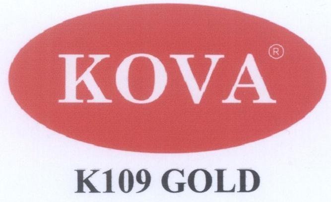 Nhãn hiệu KOVA K109 GOLD  của Công ty TNHH sơn KOVA, số đơn 4-2012-27501