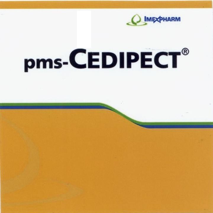 Công ty cổ phần dược phẩm Imexpharm的pms-CEDIPECT IMEXPHARM 品牌, 申请号 4-2012-27534