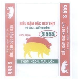 Siêu Đậm Đặc Heo Thịt S 555 Thơm Ngon, Mau Lớn... 