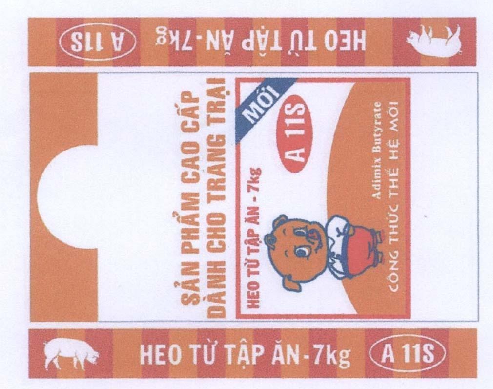 Adimix Butyrate A 11S Heo Từ Tập Ăn - 7Kg A 11S Sản Phẩm Cao Cấp Dành Cho Trang Trại Công Thức Thế Hệ Mới Mới 