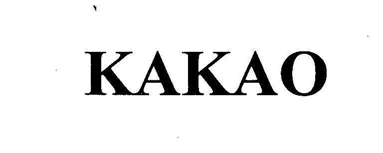 Nhãn hiệu KAKAO  của KAKAO CORP., số đơn 4-2013-02196