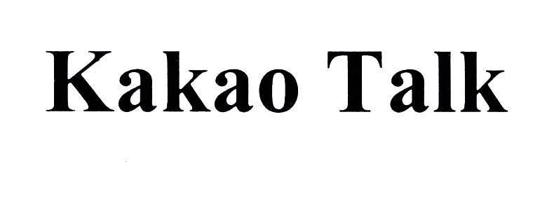 Nhãn hiệu Kakao Talk  của KAKAO CORP., số đơn 4-2013-02199