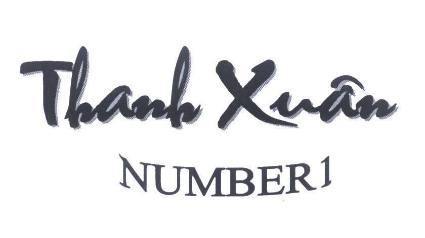 Trademark Thanh Xuân NUMBER1  of Công ty cổ phần hoá mỹ phẩm Xuân Thịnh, application No 4-2013-02958