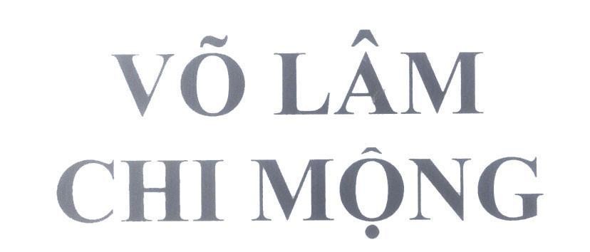 Nhãn hiệu Võ Lâm Chi Mộng  của Công ty cổ phần tập đoàn VNG, số đơn 4-2013-05607
