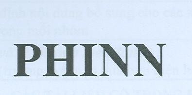 Trademark PHINN  of Công ty cổ phần Vinacafé Biên Hoà, application No 4-2013-06375