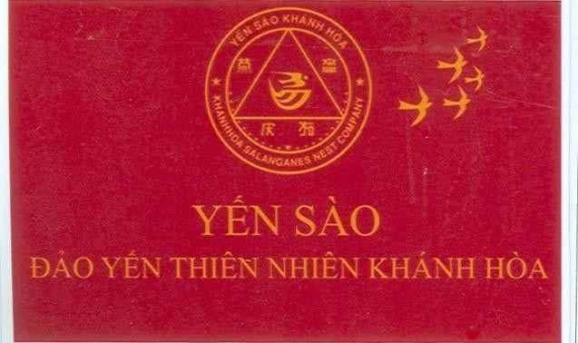 Nhãn hiệu Yến Sào Khánh Hoà Yến Sào Đảo Yến Thiên Nhiên Khánh Hoà KHANH HOA SALANGANES NEST COMPANY [yan wo qing he]  của Công ty TNHH nhà nước một thành viên Yến Sào Khánh Hòa, số đơn 4-2013-07586