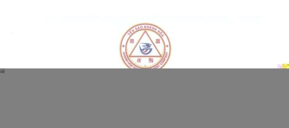 Nhãn hiệu Nhà Khai Thác Chuyên Nghiệp Trực Tiếp Sản Xuất SALANGANES NEST COMPANY [yan wo qing he: Yến Sào Khánh Hòa]  của Công ty TNHH nhà nước một thành viên Yến Sào Khánh Hòa, số đơn 4-2013-08327