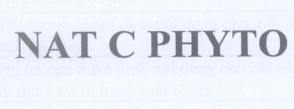 Mega Lifesciences Public Company Limited的NAT C PHYTO NAT C PHYTO品牌, 申请号 4-2013-09596