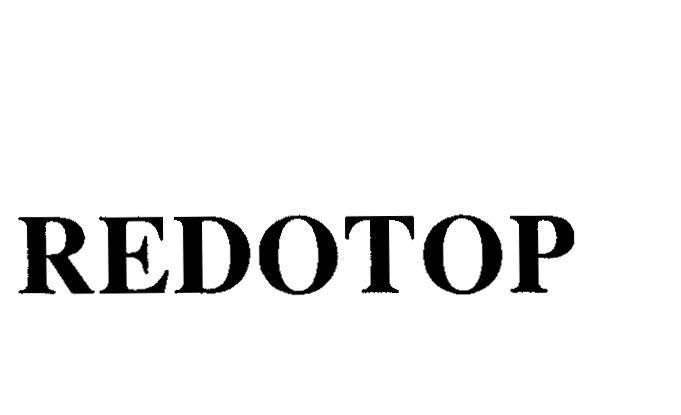Nhãn hiệu REDOTOP  của Công ty trách nhiệm hữu hạn dược phẩm á Âu, số đơn 4-2013-14461