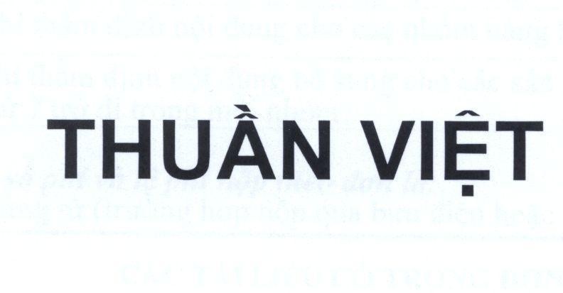 Nhãn hiệu Thuần Việt  của Công ty cổ phần thực phẩm HOMEFOOD, số đơn 4-2013-14725